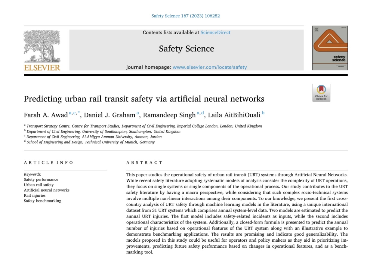 Safety Science, Journal